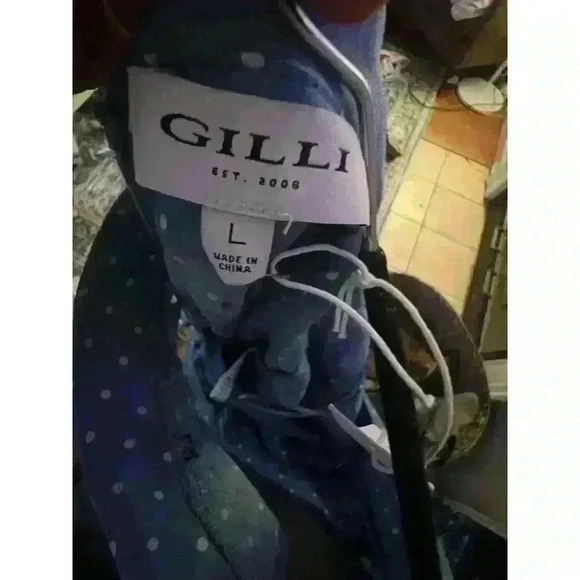 Ruffled Chambray Jumpsuit Women Size Large NWT - Picture 3 of 3